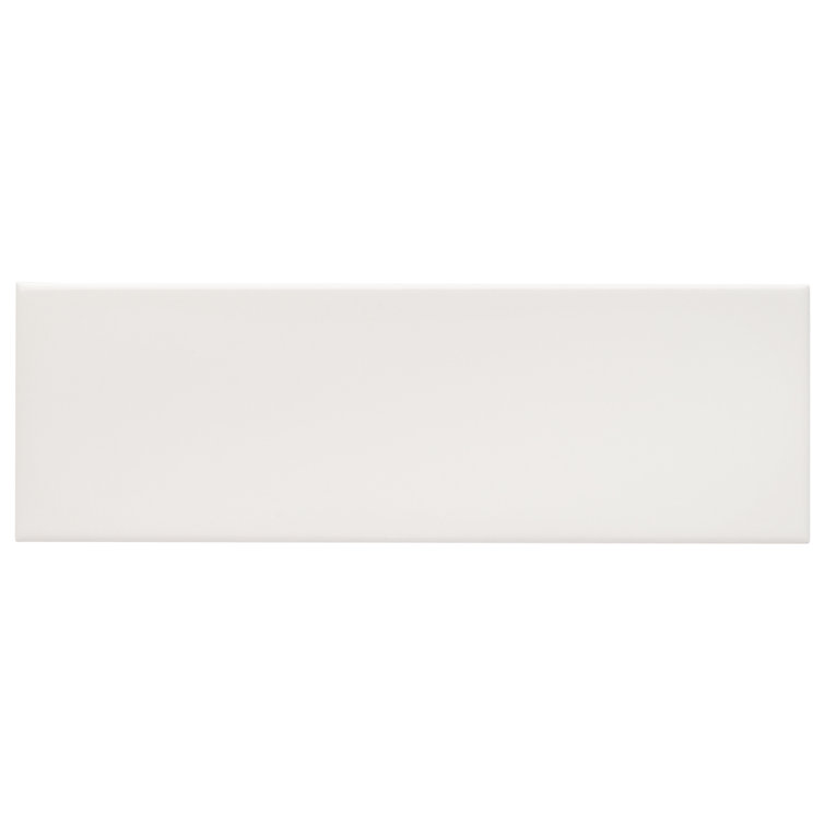 Mist Polished Porcelain Subway Wall Tile 3.93'' x 11.81''