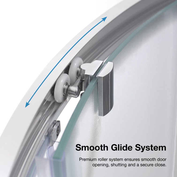 Breeze 32'' Frosted Glass and Acrylic Corner Shower Kit