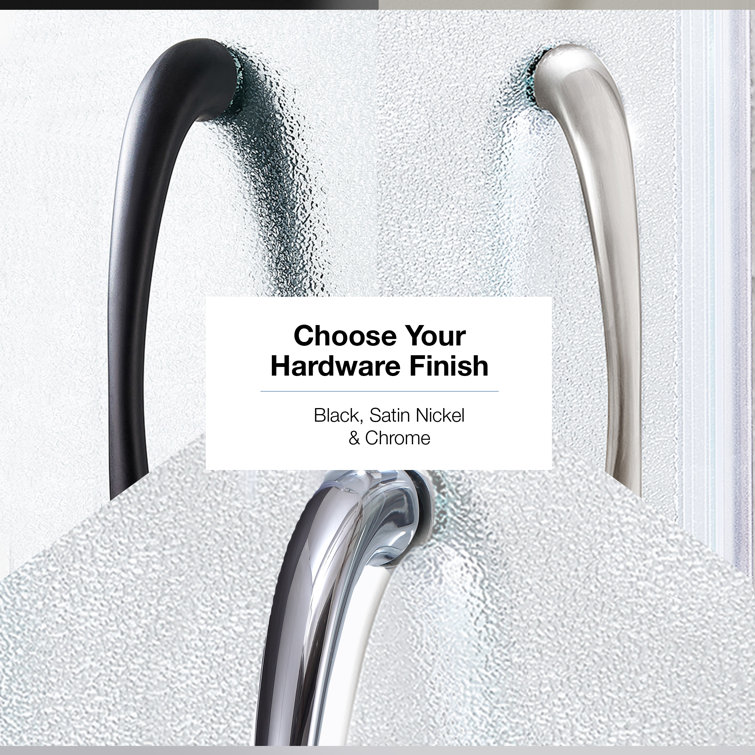 Breeze 32'' Frosted Glass and Acrylic Corner Shower Kit