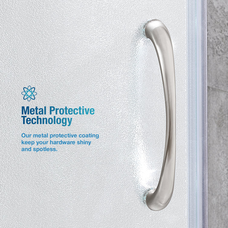 Breeze 32'' Frosted Glass and Acrylic Corner Shower Kit