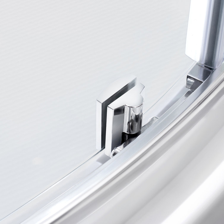 Breeze 32'' Frosted Glass and Acrylic Corner Shower Kit