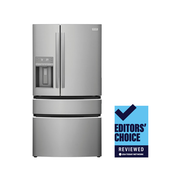 36" Stainless Steel French Door Refrigerator with Ice Maker