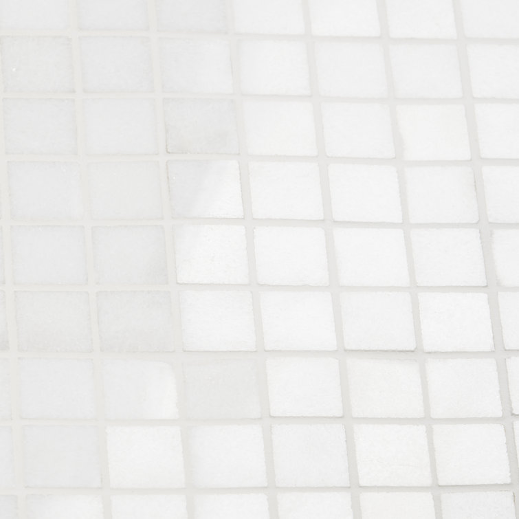 Thassos White 1x1 Polished Marble Mosaic Tile