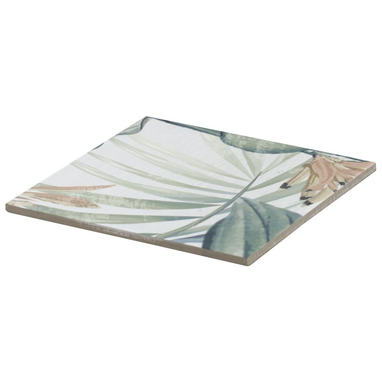 Spring Botanical Matte Porcelain 8" x 8" Tile Mural