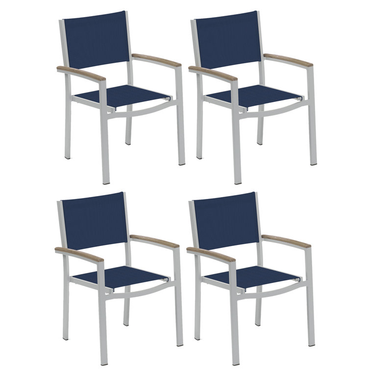 Flint & Ink Pen Travira Sling Armchair Set with Tekwood Vintage Arms
