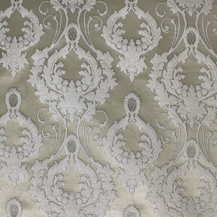 Antique Damask Jacquard Fabric for Drapery and Curtains