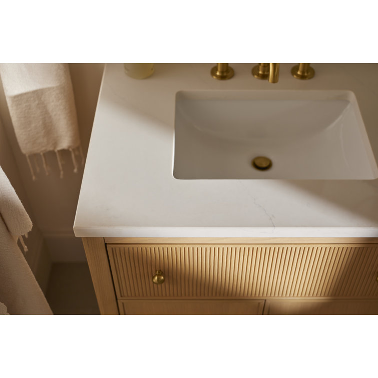 Round Vibrant Brushed Brass Cabinet Knob with Mounting Hardware