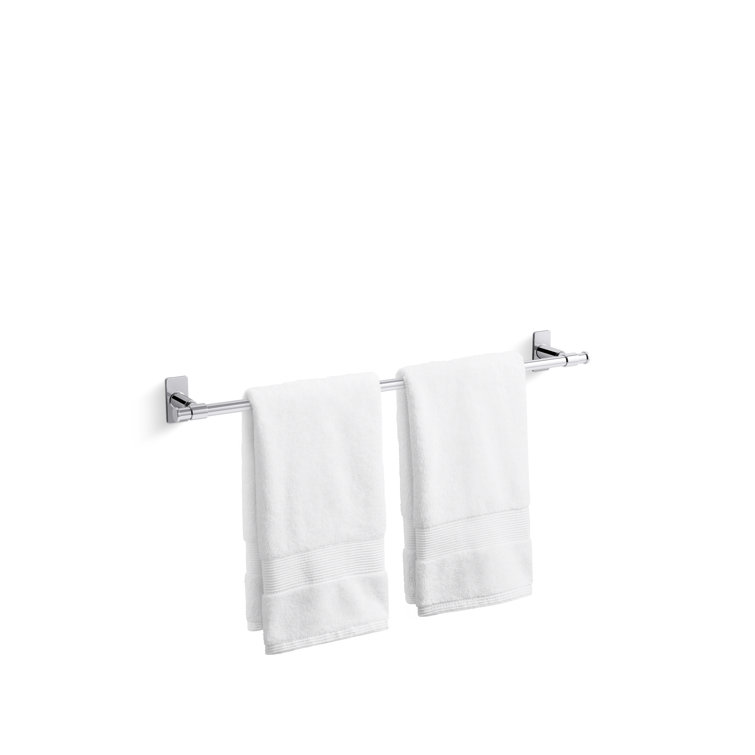 Polished Chrome 26" Wall Mounted Towel Bar