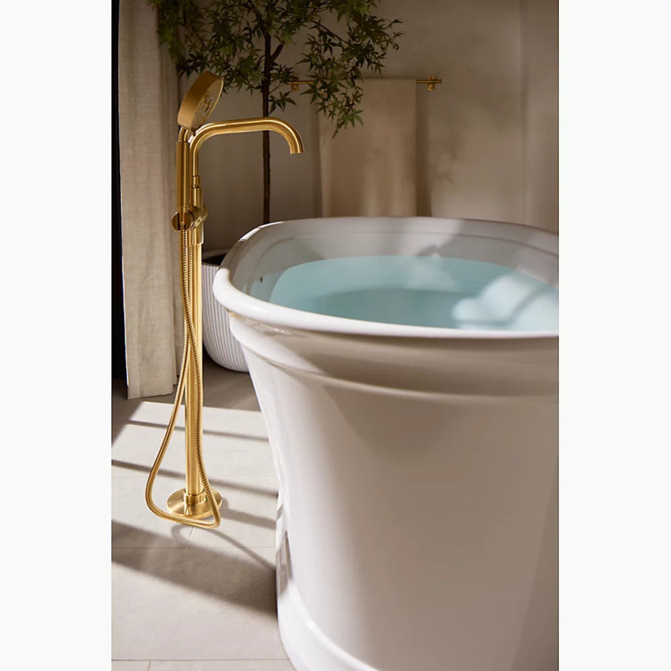 Vibrant Brushed Moderne Brass 18" Wall Mounted Towel Bar