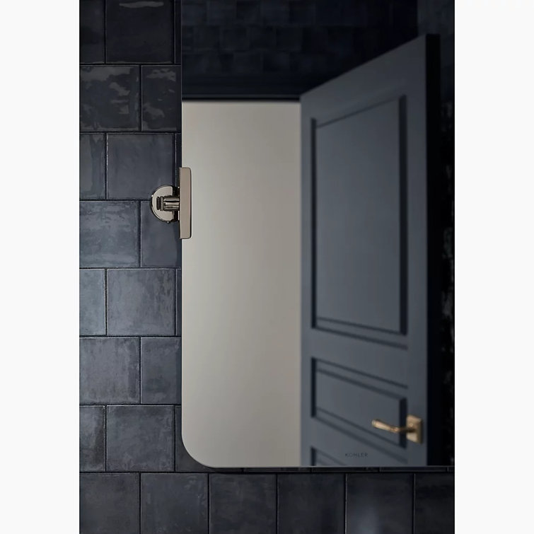 Polished Chrome Frameless Rectangular Bathroom Vanity Mirror