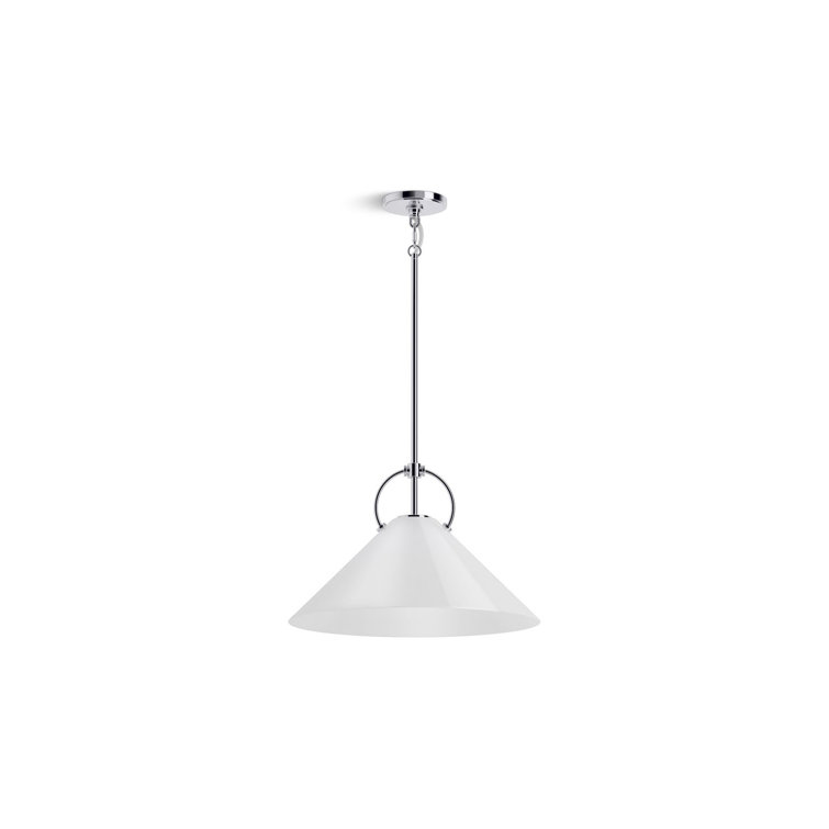 Kernen Polished Chrome 18" LED Pendant Light