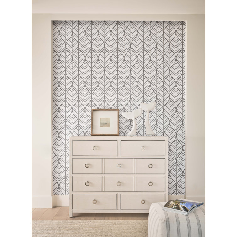 White Coastal 6-Drawer Soft Close Dresser with Felt Lined Drawer