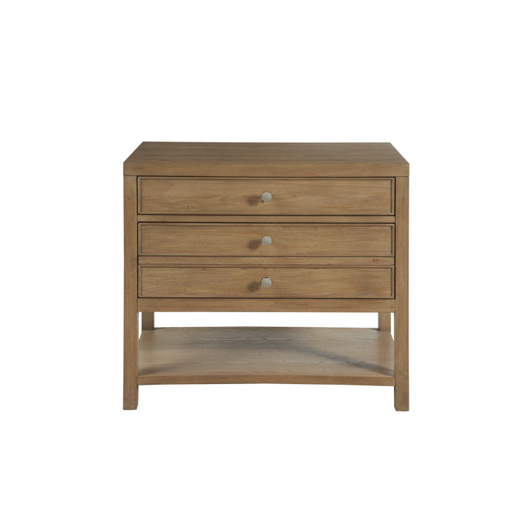 Sand Dune 2-Drawer Nightstand with USB Ports