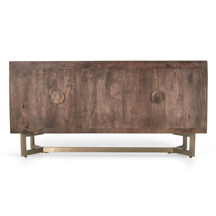 Kade 72'' Mango Wood and Iron Sideboard