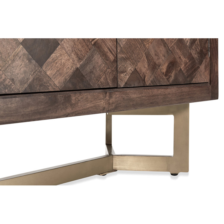 Kade 72'' Mango Wood and Iron Sideboard