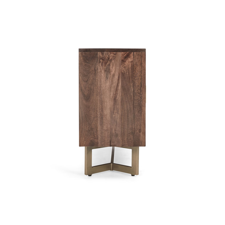Kade 72'' Mango Wood and Iron Sideboard