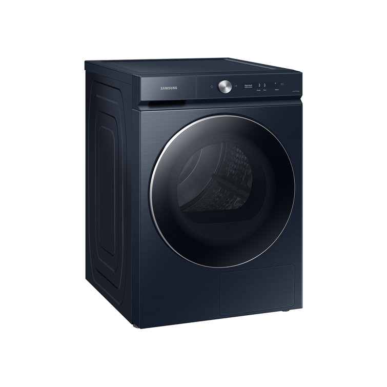 Brushed Navy 7.8 cu. ft. Front Load Electric Dryer with AI Optimal Dry