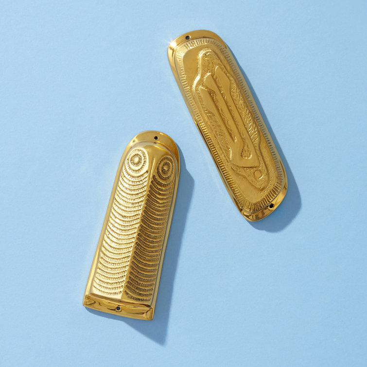 Jonathan Adler Gold Brass Modern Mezuzah