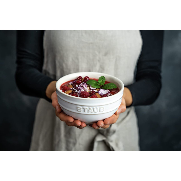Staub Cherry Red 6.5-inch Ceramic Universal Bowl