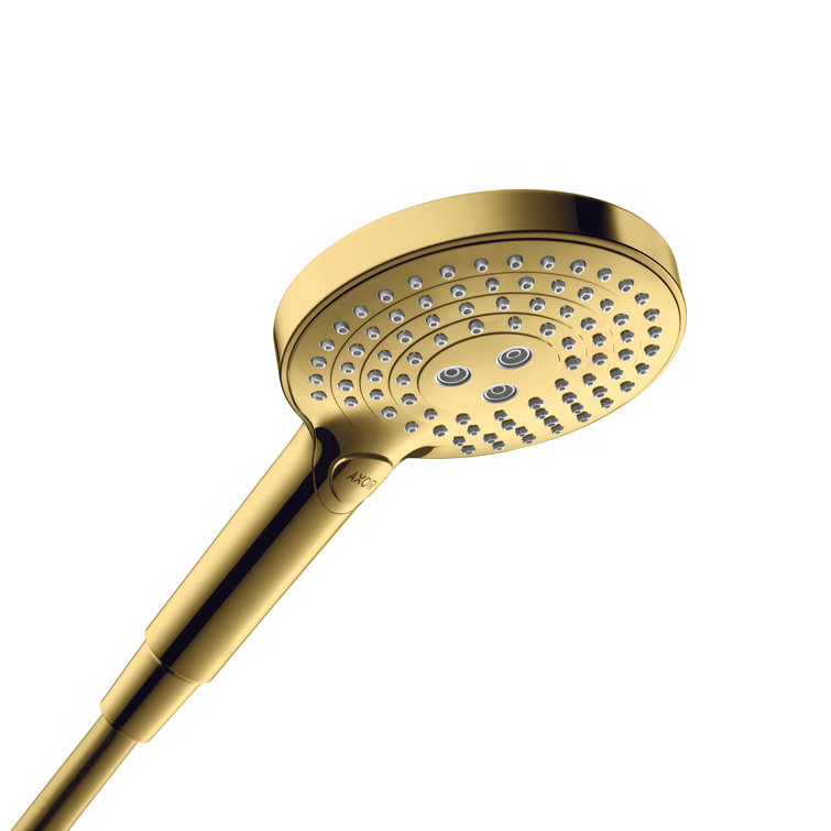 Gold Modern Handheld Rain Shower Head with Multiple Spray Modes