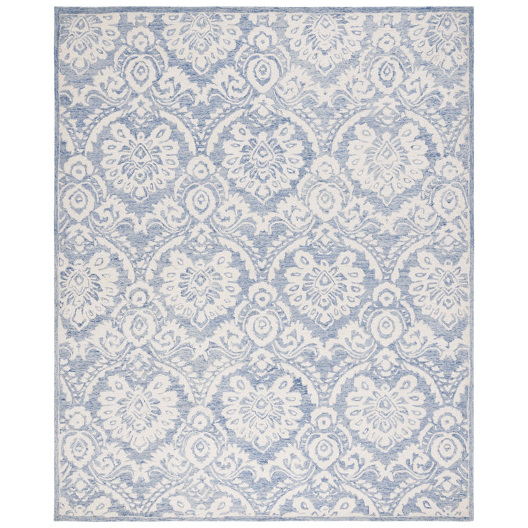 Ivory Elegance 9' x 12' Hand-Tufted Wool Runner Rug