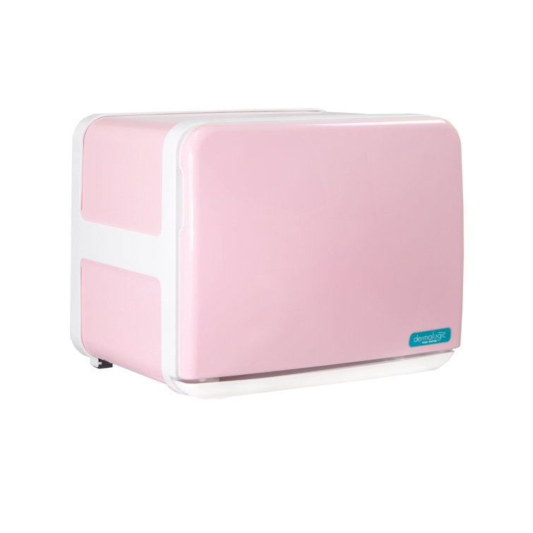 Compact Pink Electric Towel Warmer Cabinet for Spa and Home