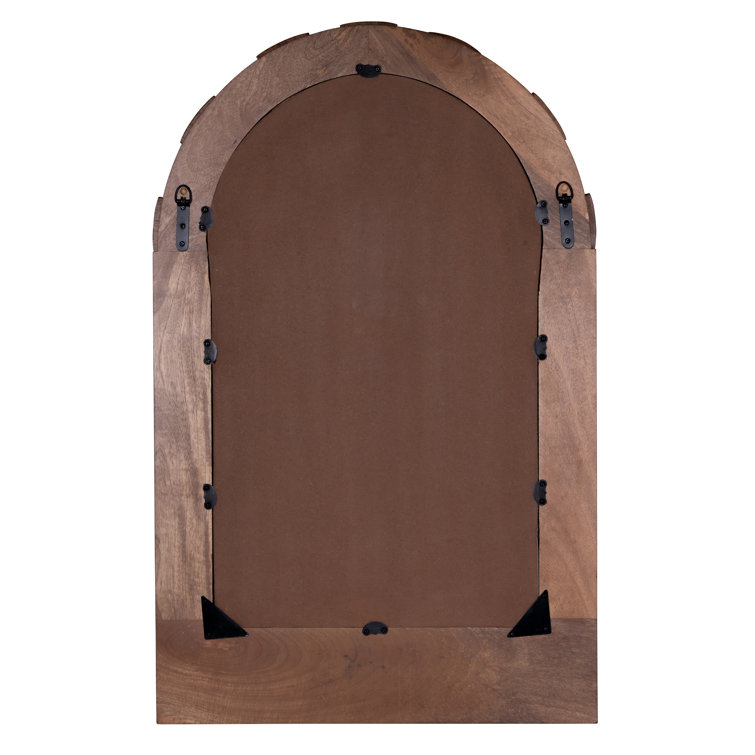 Penny 29'' H Hand-Finished Wood Wall Mirror