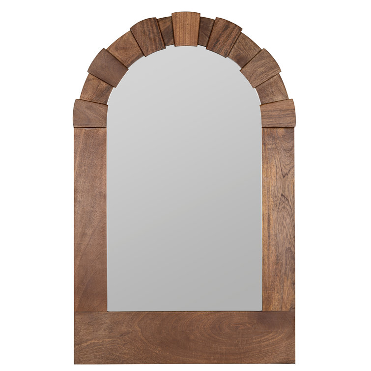 Penny 29'' H Hand-Finished Wood Wall Mirror