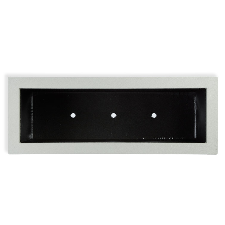 Greige Extra Large Polymer Rectangular Outdoor Planter