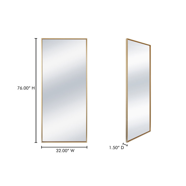 Tenney Gold Metal Classic Vertical Mirror