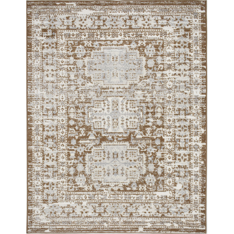 Misty Harbor 5' x 7' Gray Ocean-Themed Transitional Area Rug
