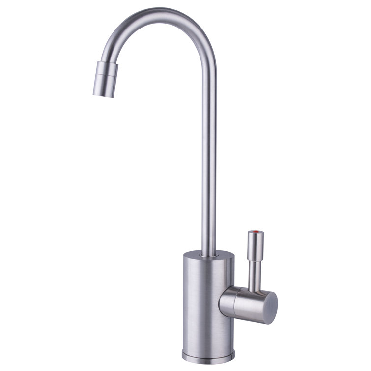 Brushed Nickel Single Lever Hot Water Faucet