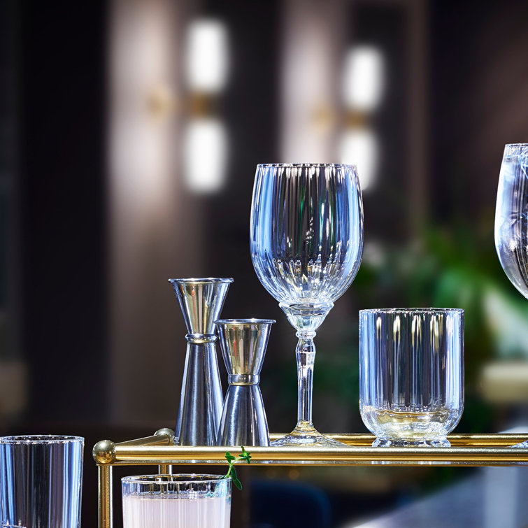 Florian 12.8oz Clear Glass White Wine Set