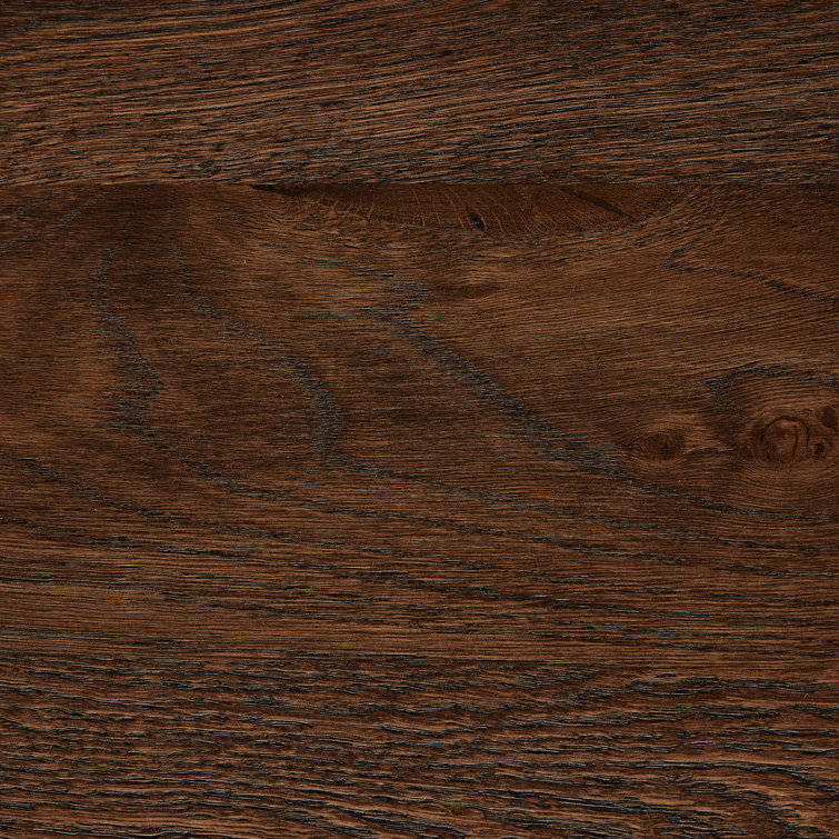 Brown Solid Oak Trestle Dining Table for Ten