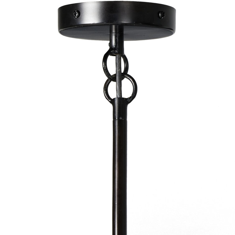 Oil-Rubbed Bronze 32'' Iron Plug-In Chandelier