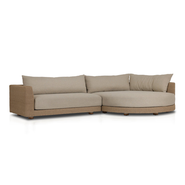 Casa Cream Modular Wicker and Rattan Sectional Sofa