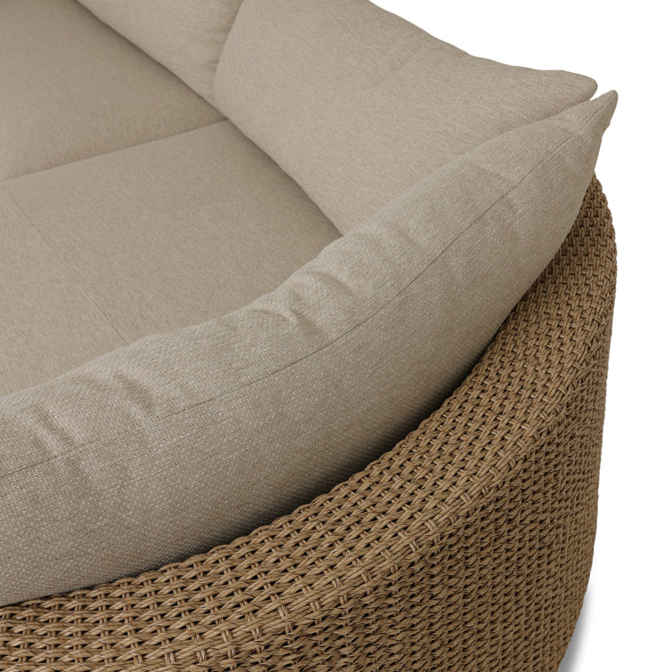 Casa Cream Modular Wicker and Rattan Sectional Sofa