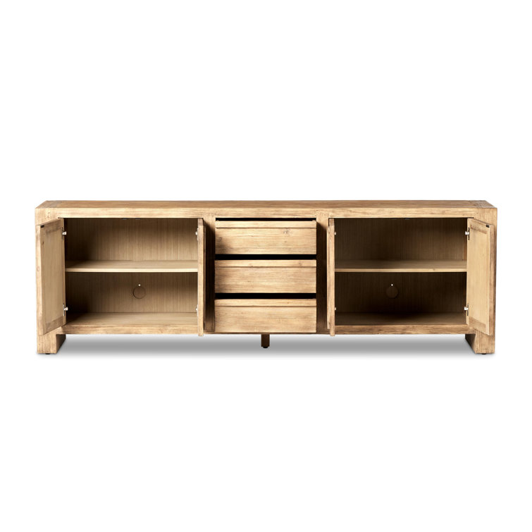 Briarbrook 94'' Distressed Light Pine Sideboard
