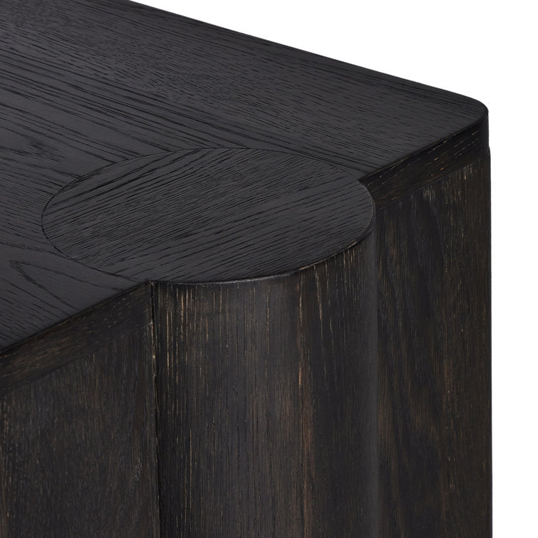Arley 89'' Dark Brown Solid and Engineered Wood Sideboard