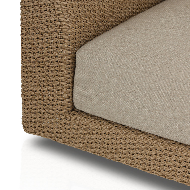 Sylvan Beige Woven Frame 2-Piece Outdoor Sectional