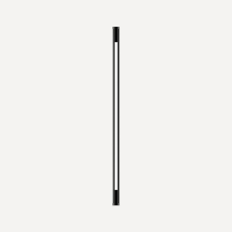 Matte Black Polished Nickel 36" Dimmable LED Wall Sconce