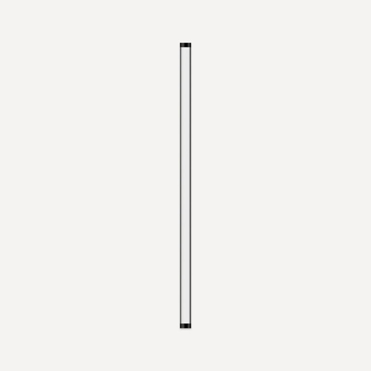 Matte Black and Polished Nickel Dimmable LED Wall Sconce