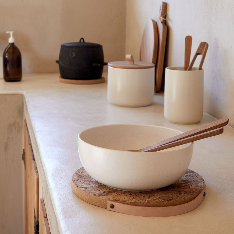 Vanilla Matte Ceramic Microwave Safe Serving Bowl