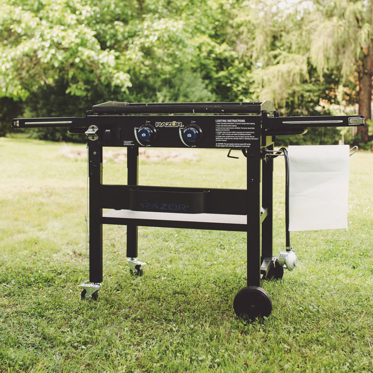 Razor 2-Burner Black Stainless Steel Propane Gas Grill