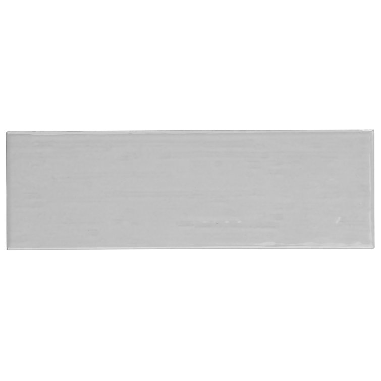 Hearth Gray Polished Porcelain Subway Wall Tile