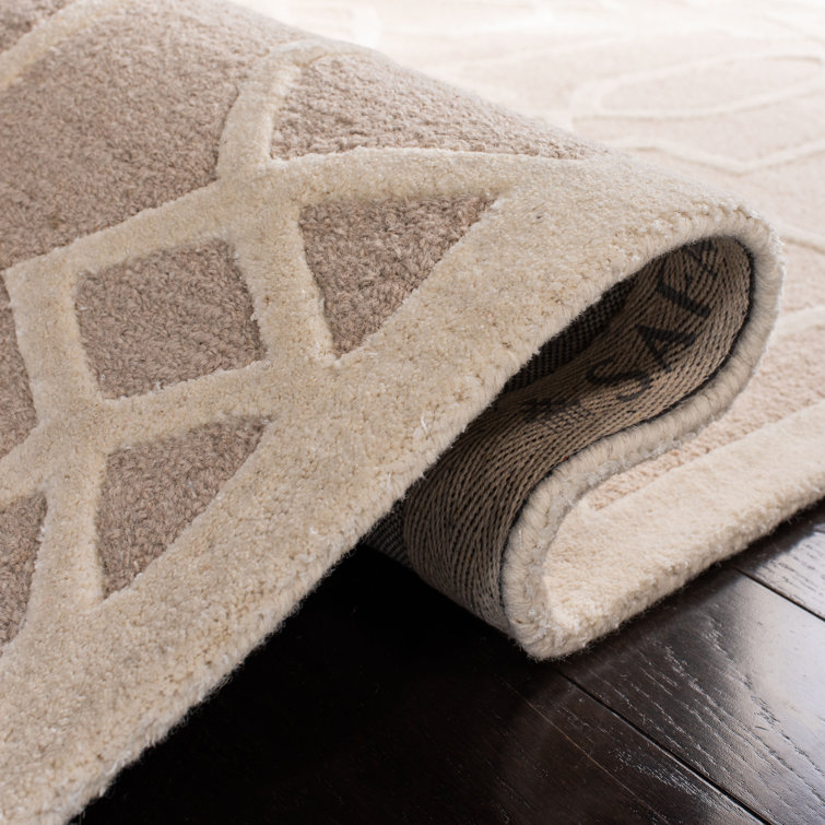 Sands of Time Ivory Wool 8' x 10' Hand-Tufted Area Rug