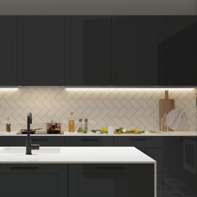 9-Inch White Adjustable LED Under Cabinet Light Bar
