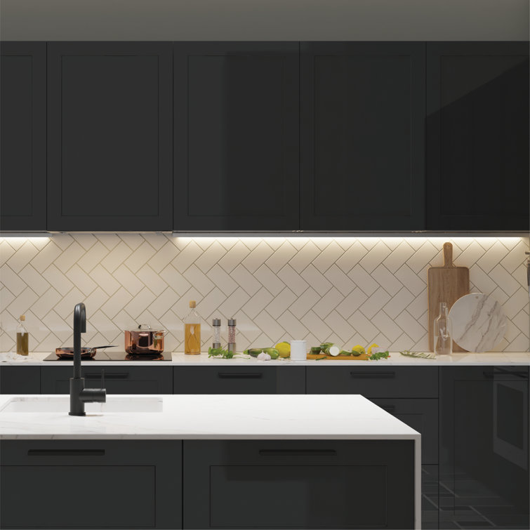 33-Inch White Adjustable LED Under Cabinet Light Bar