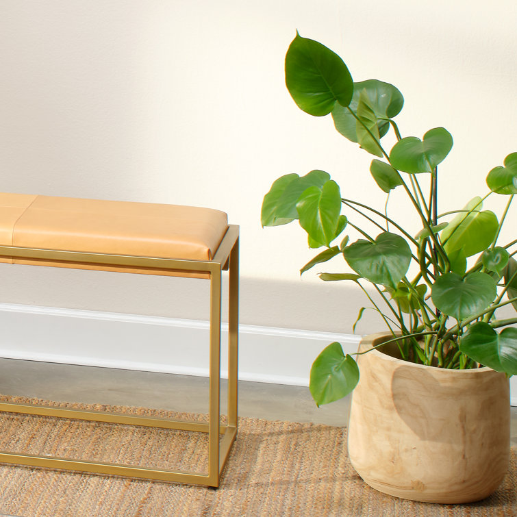 Hand-Carved Natural Wood Decorative Table Vase