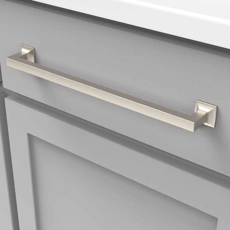Satin Nickel 12" Modern Brushed Cabinet Handle